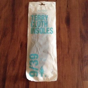 Terry cloth insoles